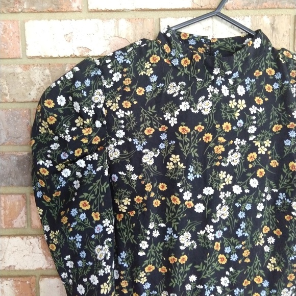 ASOS Parisian Floral Ruffle Tie Waist Dress - Picture 8 of 8